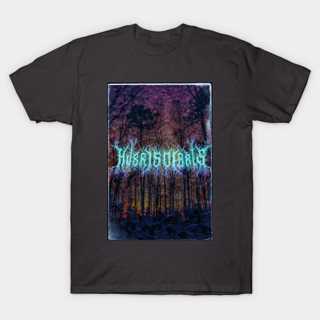 Hubris Debris Sunset Forest T-Shirt by Hubris Debris